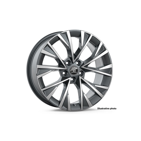 Vieglmetāla disks DOFIDA R18 8,0J x 18 ET44 Antracīts