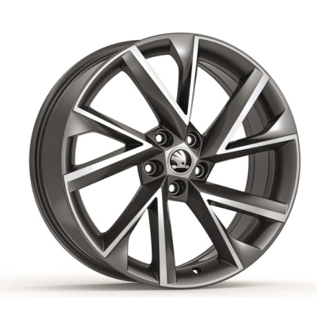 VIEGLMETĀLA DISKS "VEGA" 8JX20 ET41 ANTRACĪTS