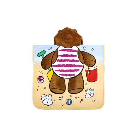 Bērnu dvielis ar kapuci meitenēm