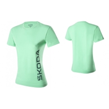 T-krekls sieviešu elektro zaļš M